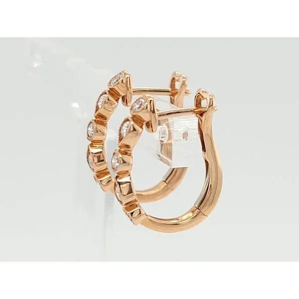 Diamond Earring Image 2 Dolabany Jewelers Westwood, MA