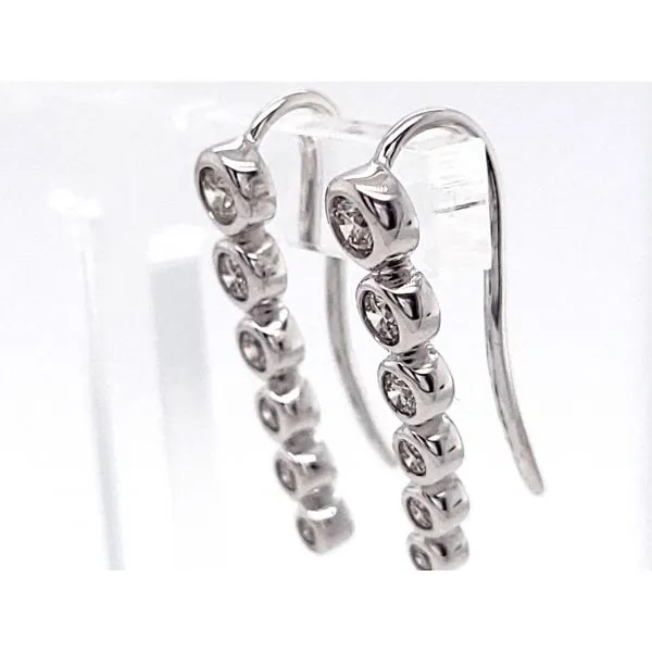 Diamond Earring Image 2 Dolabany Jewelers Westwood, MA