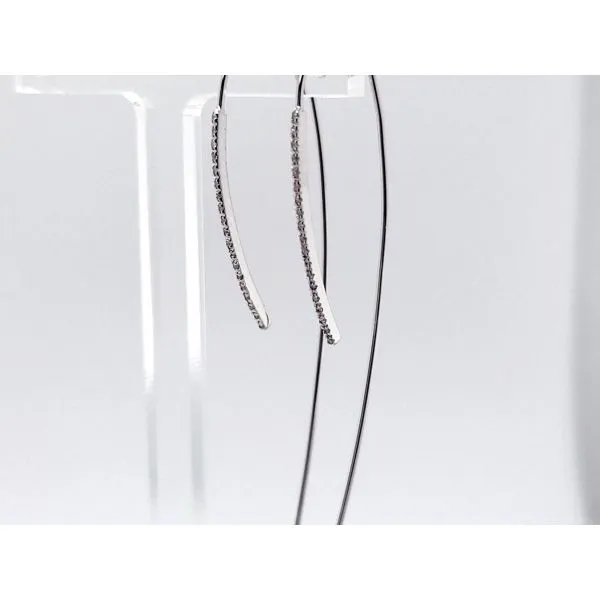 Diamond Earring Image 2 Dolabany Jewelers Westwood, MA
