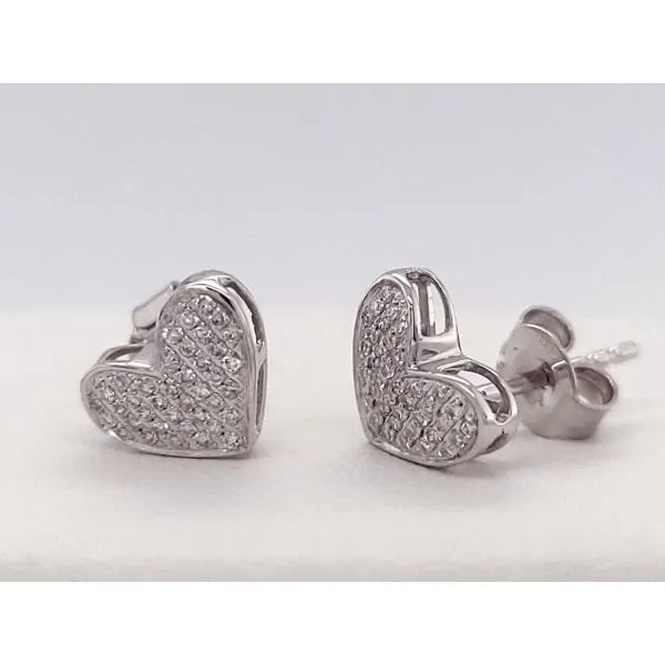 Diamond Earring Image 2 Dolabany Jewelers Westwood, MA