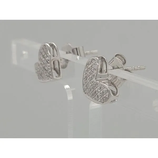 Diamond Earring Image 3 Dolabany Jewelers Westwood, MA