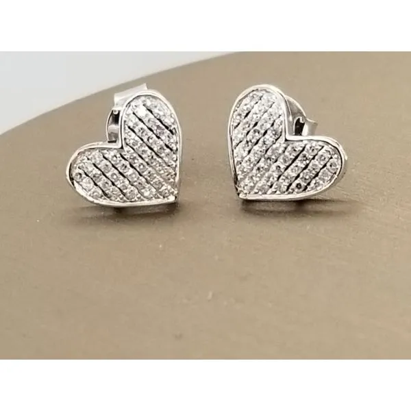 Diamond Earring Image 5 Dolabany Jewelers Westwood, MA