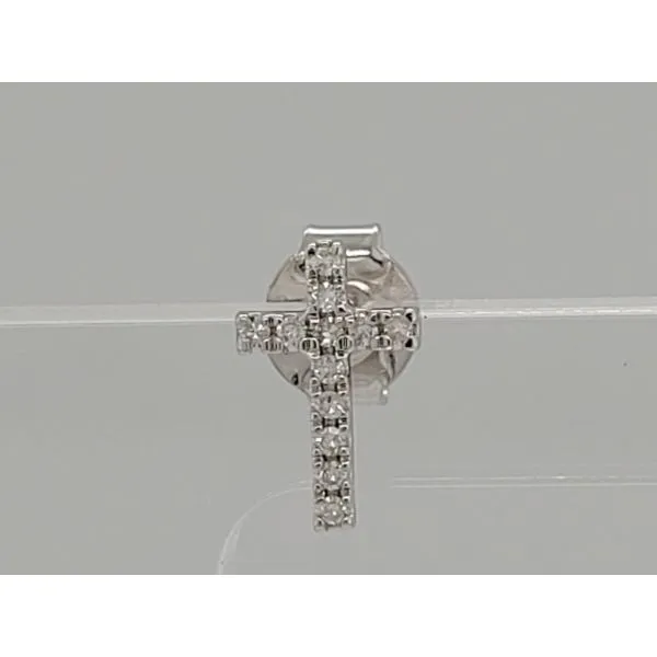 Diamond Earring Image 4 Dolabany Jewelers Westwood, MA