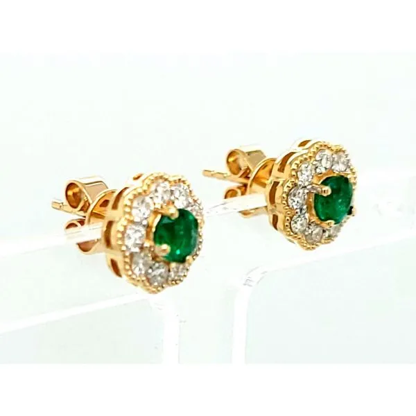 Colored Stone Earrings Image 2 Dolabany Jewelers Westwood, MA