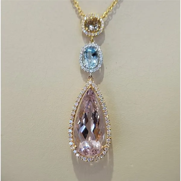 Colored Stone Necklace Dolabany Jewelers Westwood, MA