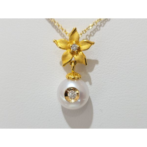 Pearl Pendant Dolabany Jewelers Westwood, MA