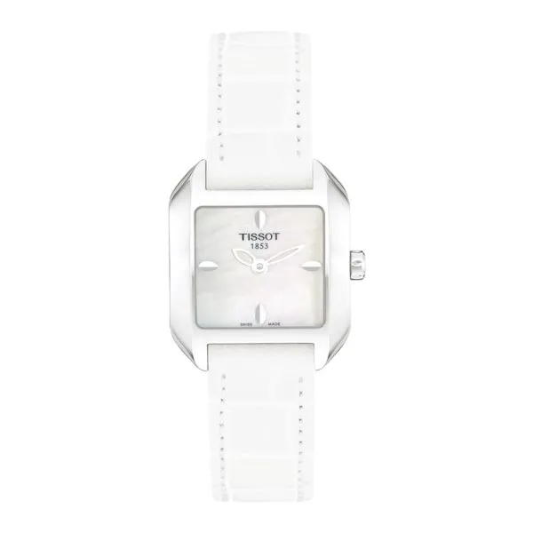 Tissot women's cheap white watch