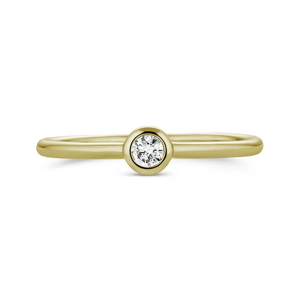 Yellow 14Kt Bezel Diamond Fashion Ring Doland Jewelers, Inc. Dubuque, IA