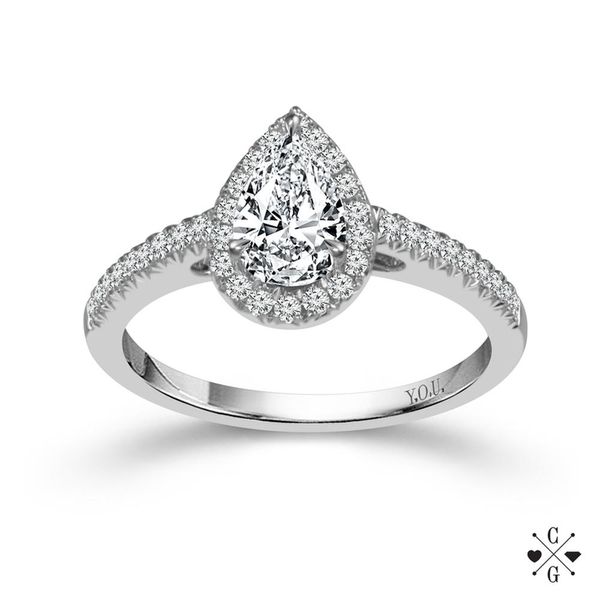 Pear Shaped Engagement Ring Doland Jewelers, Inc. Dubuque, IA