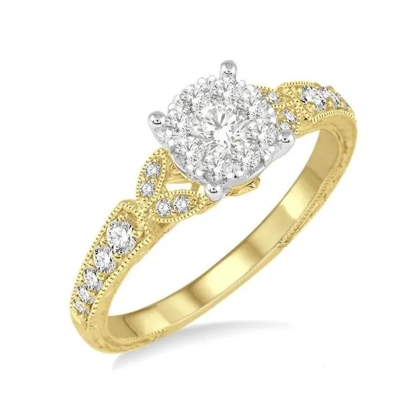 Yellow 14 Karat Diamond Ring Doland Jewelers, Inc. Dubuque, IA