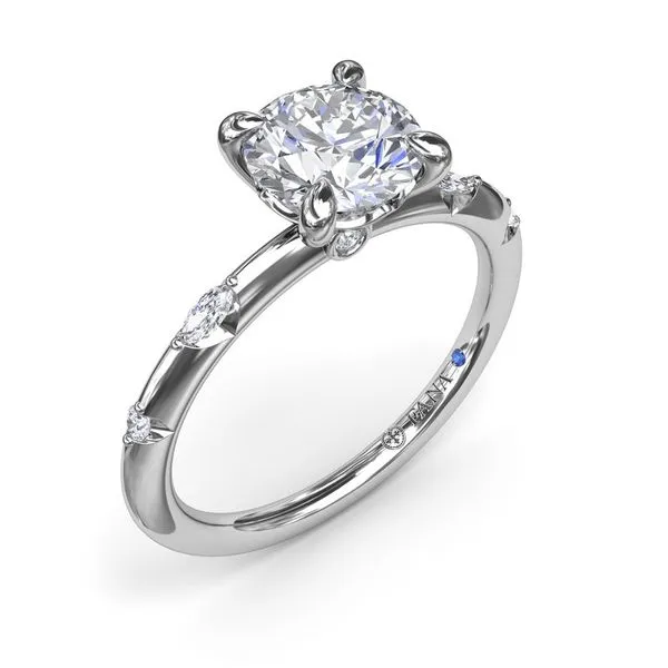 White 14Kt Semi Mount Ring Doland Jewelers, Inc. Dubuque, IA