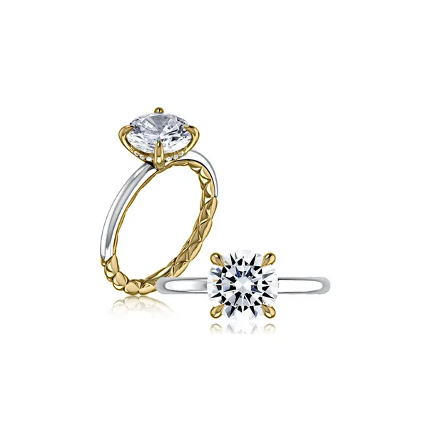 Two Tone 14K Semi Mount Ring Doland Jewelers, Inc. Dubuque, IA