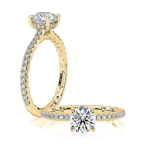 Yellow 14 Karat Diamond Semi Mount Ring Doland Jewelers, Inc. Dubuque, IA