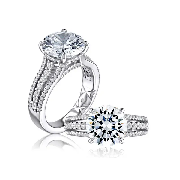 White 14 Karat Semi Mount Ring Doland Jewelers, Inc. Dubuque, IA