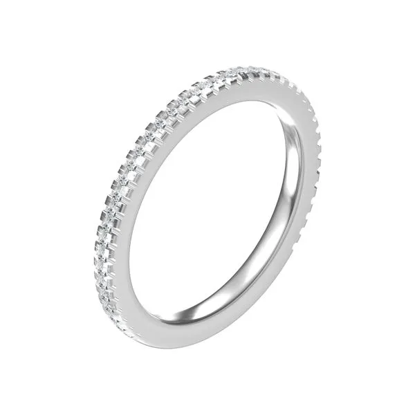 White 14Kt Wedding Band Doland Jewelers, Inc. Dubuque, IA