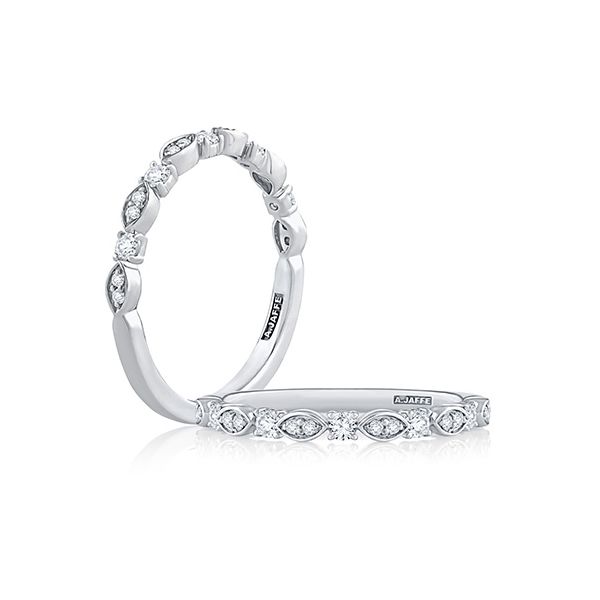 White 14Kt Wedding Band Doland Jewelers, Inc. Dubuque, IA
