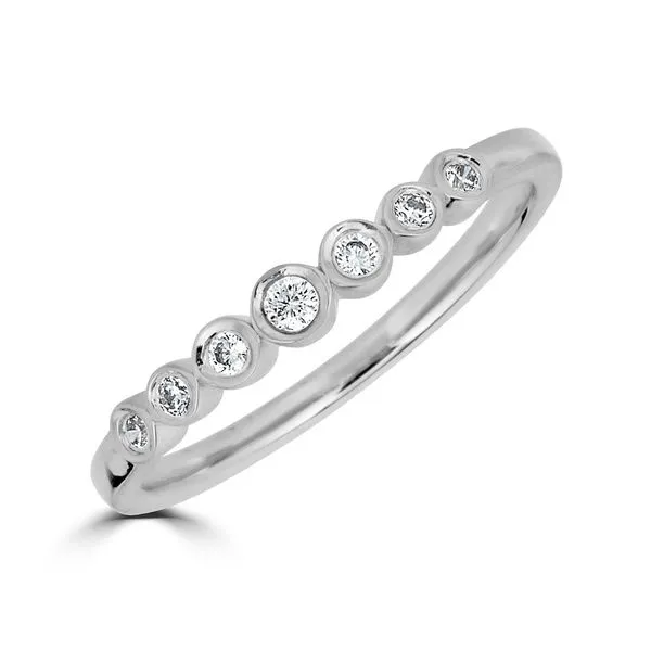 White 14 Karat Wedding Band Doland Jewelers, Inc. Dubuque, IA