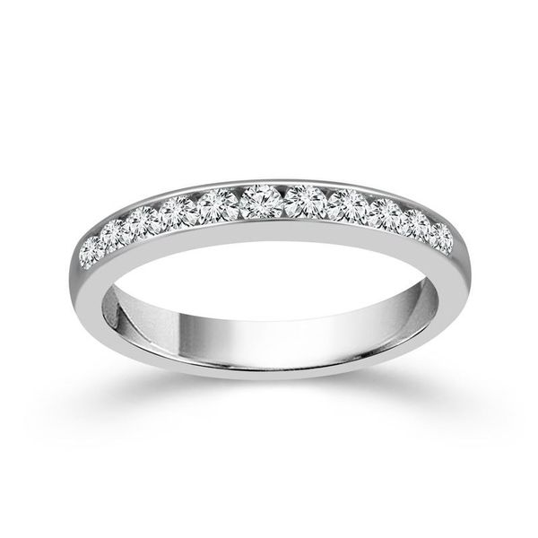 White 14Kt Channel Set Diamond Ring Doland Jewelers, Inc. Dubuque, IA