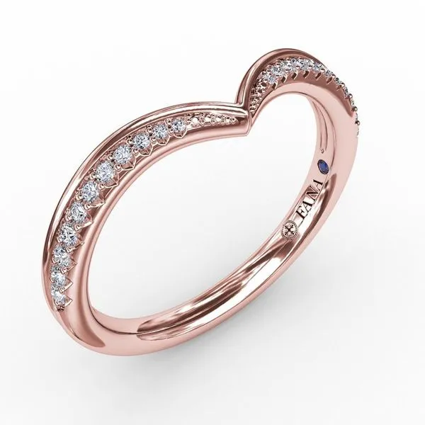 Rose 14 Karat Wedding Band Doland Jewelers, Inc. Dubuque, IA