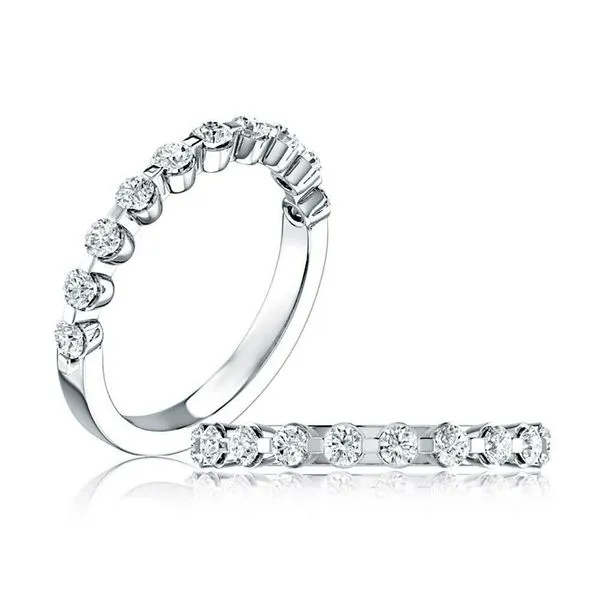 White 14 Karat Wedding Band Doland Jewelers, Inc. Dubuque, IA