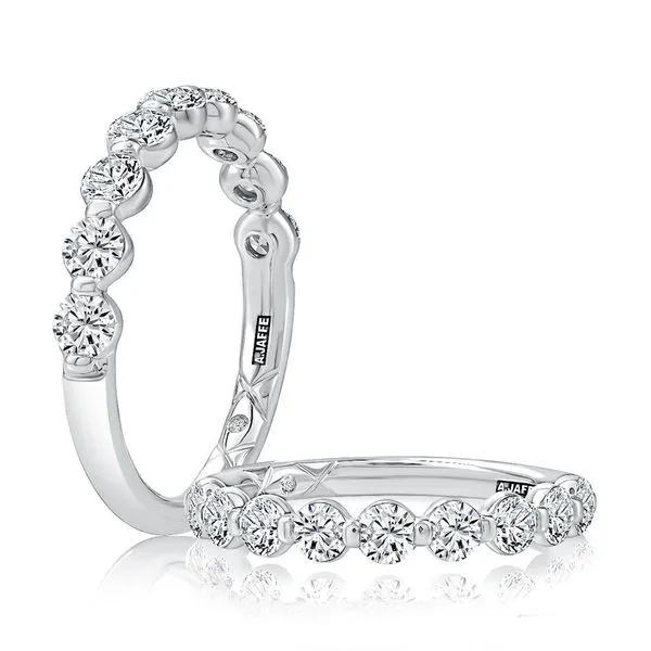 White 14 Karat Diamond Wedding Band Doland Jewelers, Inc. Dubuque, IA