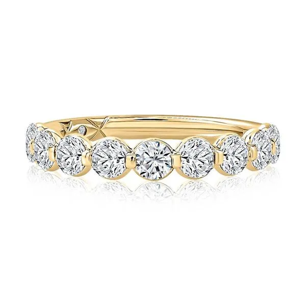 Yellow 14 Karat Diamond Wedding Band Doland Jewelers, Inc. Dubuque, IA