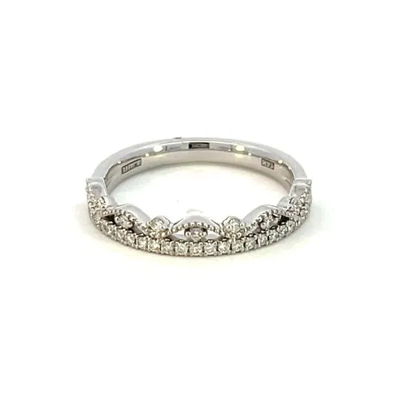 14K White Gold Diamond Wedding Band Doland Jewelers, Inc. Dubuque, IA