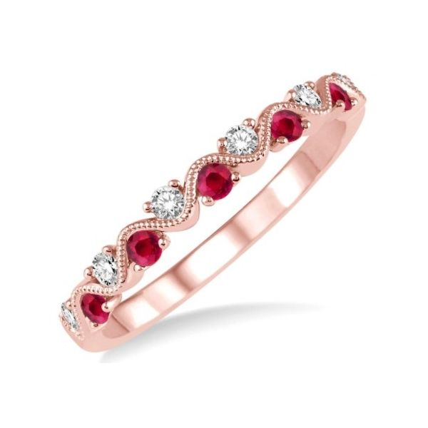 Rose 14Kt Wedding Band Doland Jewelers, Inc. Dubuque, IA