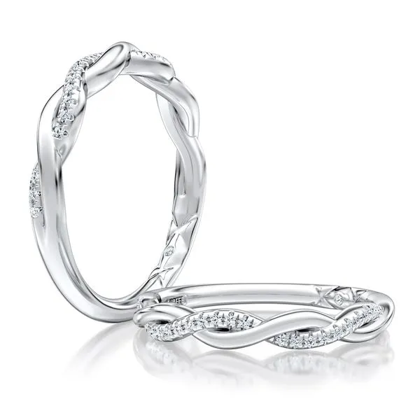 Yellow 14 Karat Twisted Wedding Band Doland Jewelers, Inc. Dubuque, IA