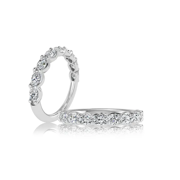 White 14 Karat Diamond Wedding Band Doland Jewelers, Inc. Dubuque, IA