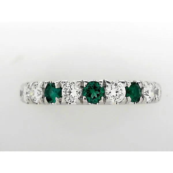 White 14Kt Lab Wedding Band Doland Jewelers, Inc. Dubuque, IA