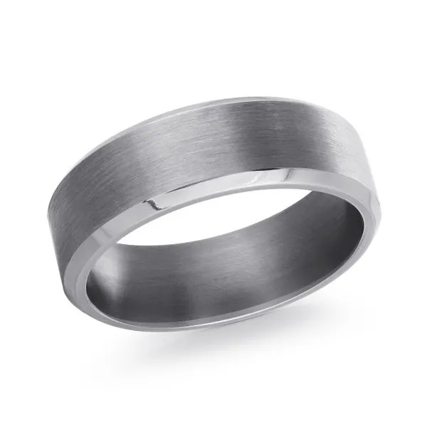 7mm Grey Satin Tantalum Wedding Band Doland Jewelers, Inc. Dubuque, IA
