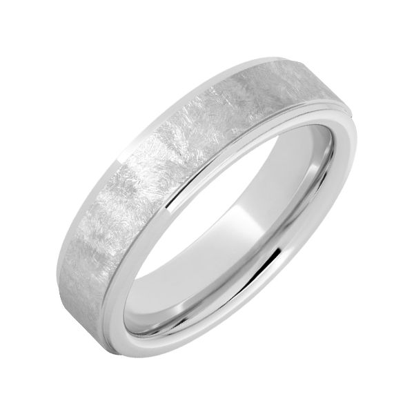 White Serinium 6Mm Sentinel Comfort Fit Wedding Band Doland Jewelers, Inc. Dubuque, IA