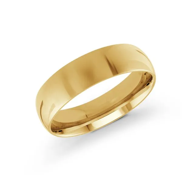 Yellow 14 Karat Comfort Fit Wedding Band Doland Jewelers, Inc. Dubuque, IA