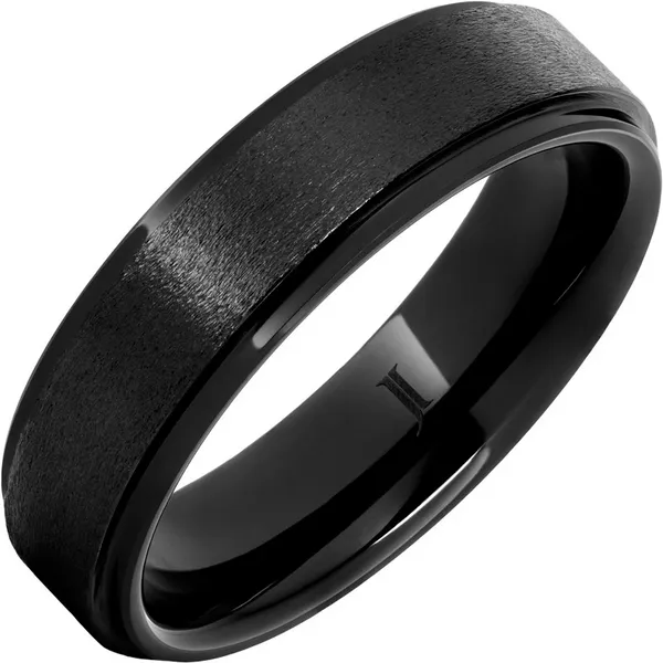 Black Ceramic Stone Wedding Band Doland Jewelers, Inc. Dubuque, IA