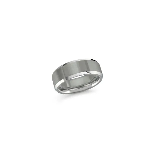 Gray Tungsten Men's Wedding Band Doland Jewelers, Inc. Dubuque, IA