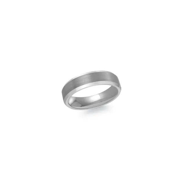 Gray Tungsten Men's Wedding Band Doland Jewelers, Inc. Dubuque, IA