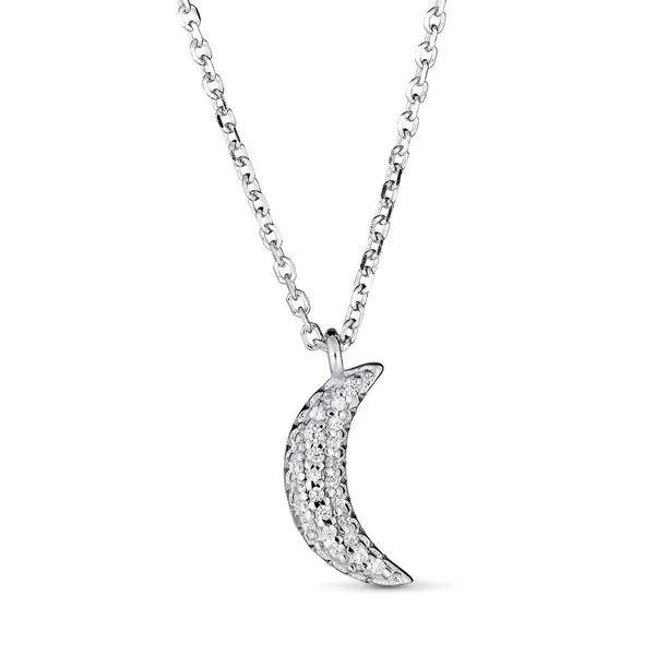 White 14 Karat Diamond Pendant Doland Jewelers, Inc. Dubuque, IA