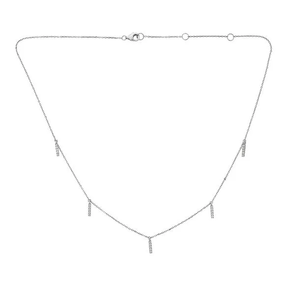 White 14 Karat Diamond Pendant Doland Jewelers, Inc. Dubuque, IA
