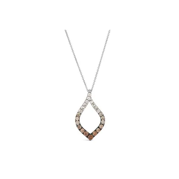White 14 Karat Diamond Pendant Doland Jewelers, Inc. Dubuque, IA