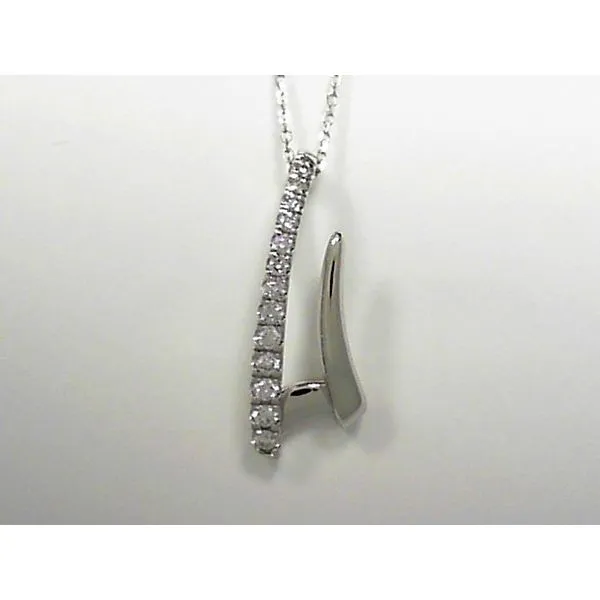 14K White Gold Diamond Pendant Doland Jewelers, Inc. Dubuque, IA