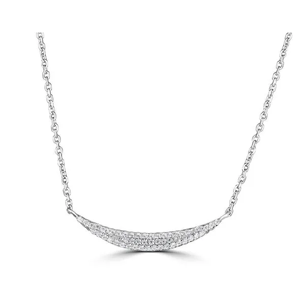 White 14Kt Gold Diamond Pendant Doland Jewelers, Inc. Dubuque, IA