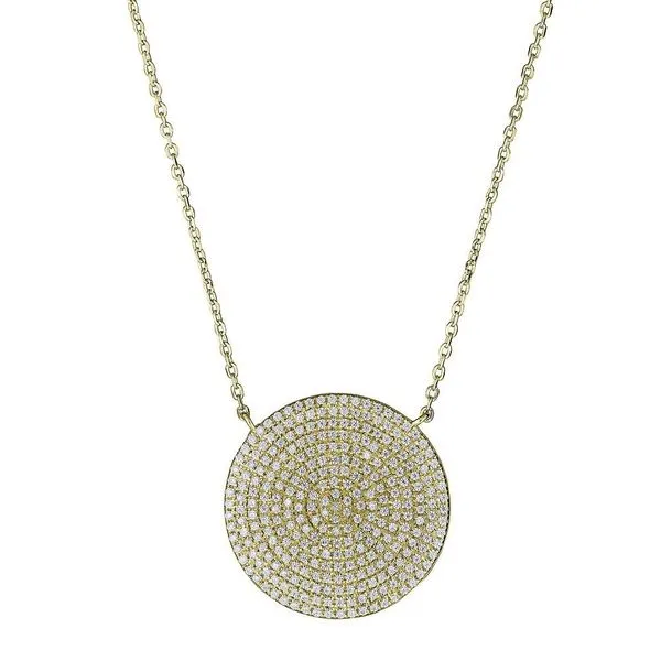 Yellow 14Kt Diamond Pendant Doland Jewelers, Inc. Dubuque, IA