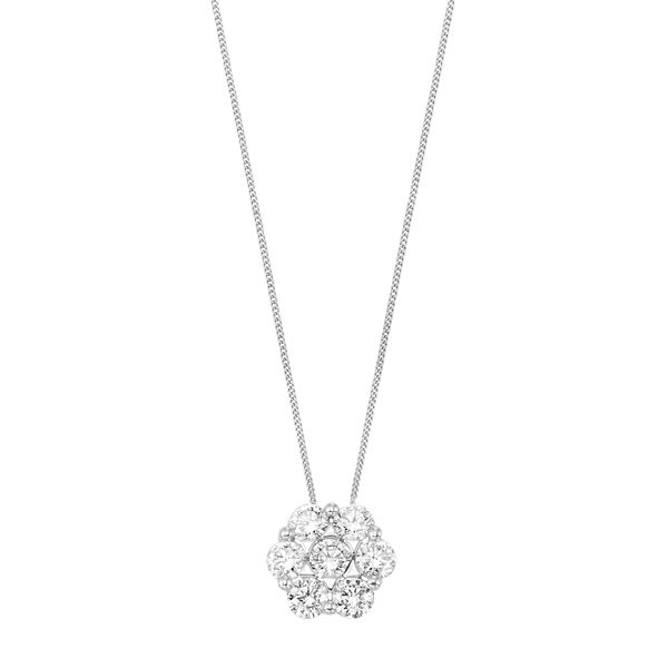 White 14K Gold Diamond Pendant Doland Jewelers, Inc. Dubuque, IA