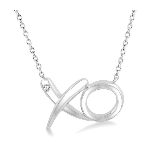 Sterling Silver Hugs and Kisses Diamond Pendant Doland Jewelers, Inc. Dubuque, IA