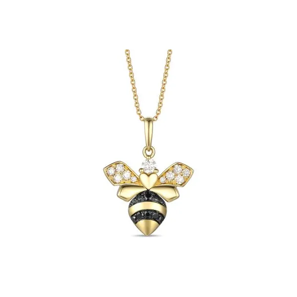 Yellow 14 Karat Diamond Pendant Doland Jewelers, Inc. Dubuque, IA