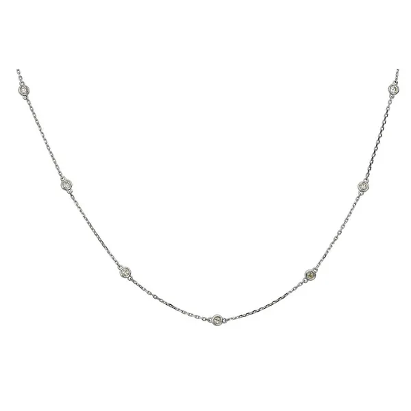 White 14 Karat Diamond Pendant Doland Jewelers, Inc. Dubuque, IA