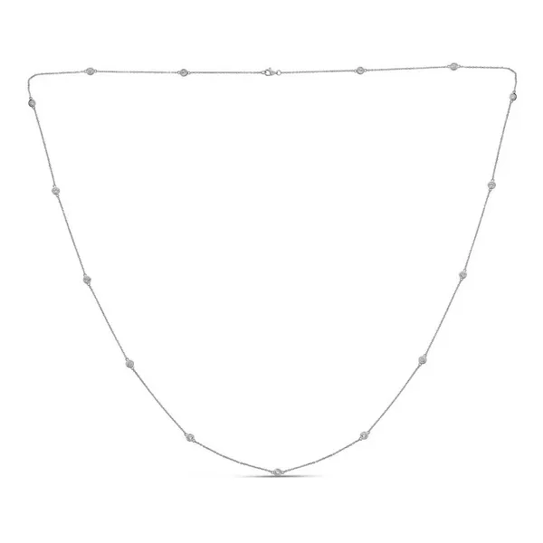White 14 Karat Diamond Pendant Doland Jewelers, Inc. Dubuque, IA