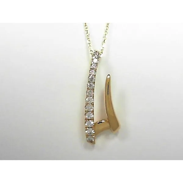 14K Yellow Gold Diamond Pendant Doland Jewelers, Inc. Dubuque, IA
