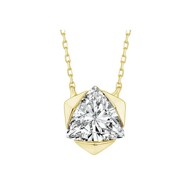 Yellow 14 Karat Starlight Lab Diamond Pendant Doland Jewelers, Inc. Dubuque, IA